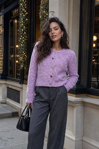 Violet Drift Cardigan