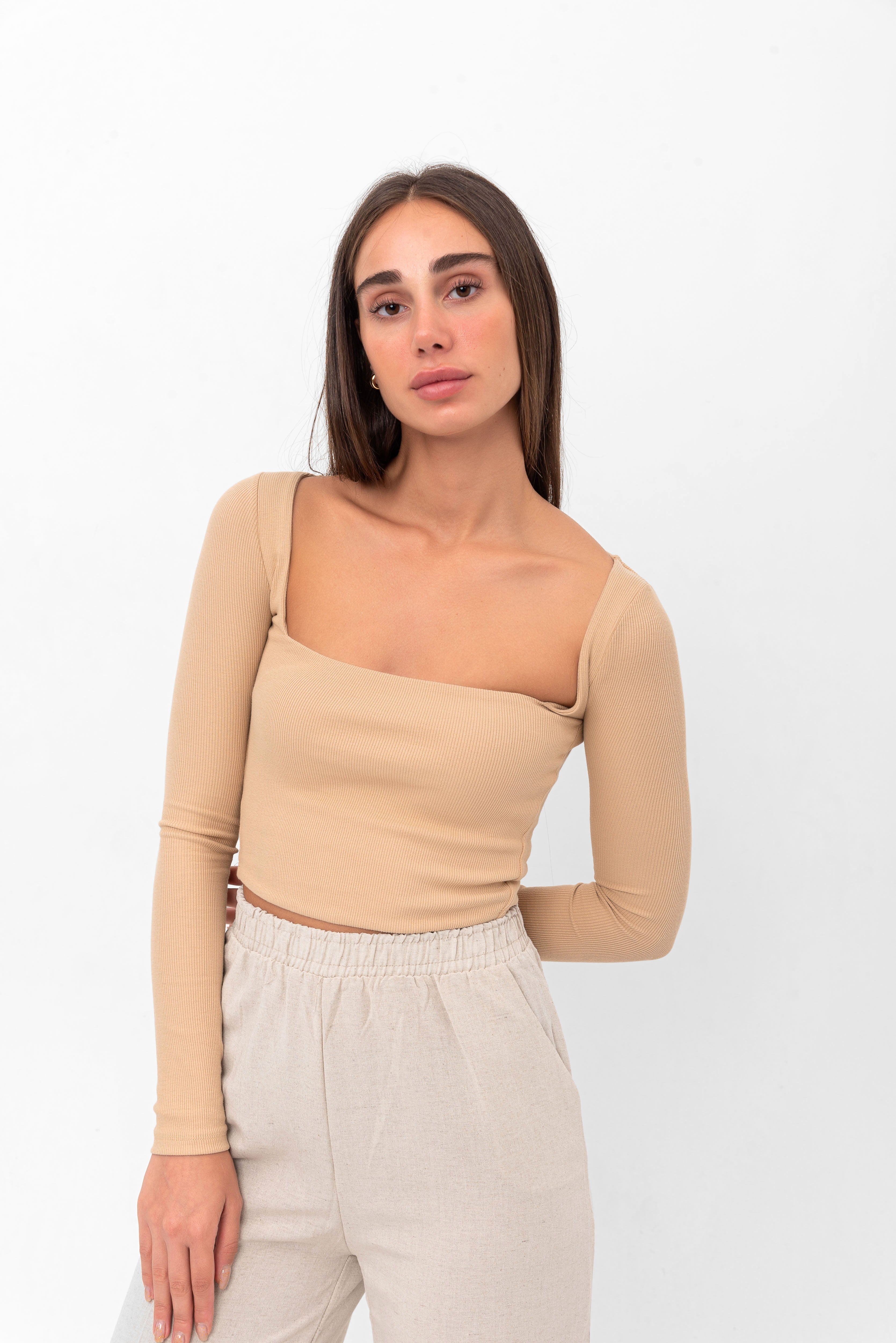 Belle Illusion Topp - Beige – CIEL