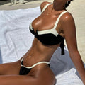 Monochrome Splash Bikini