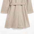 Cream Fur Collar Coat