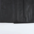 Noir Shearling Luxe Coat