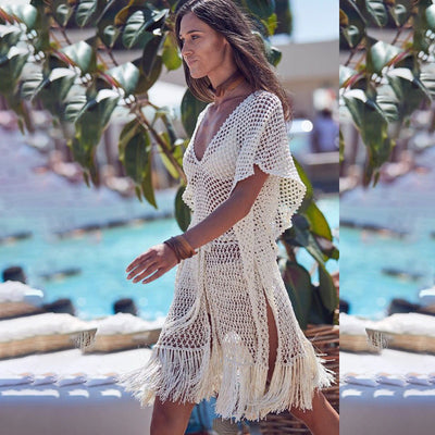 Sunset Tassel Cover-Up