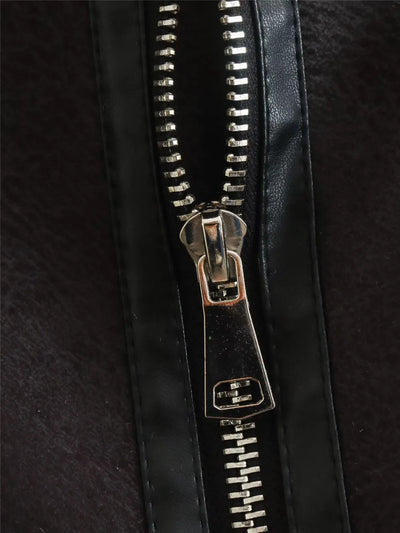 Black Shearling Vest