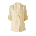 Blush Linen Blazer