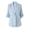Blush Linen Blazer