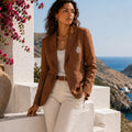 Rivage Blanc Linen Blazer