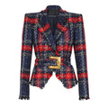 Rouge Tweed Blazer