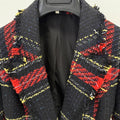 Rouge Tweed Blazer