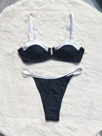 Monochrome Splash Bikini