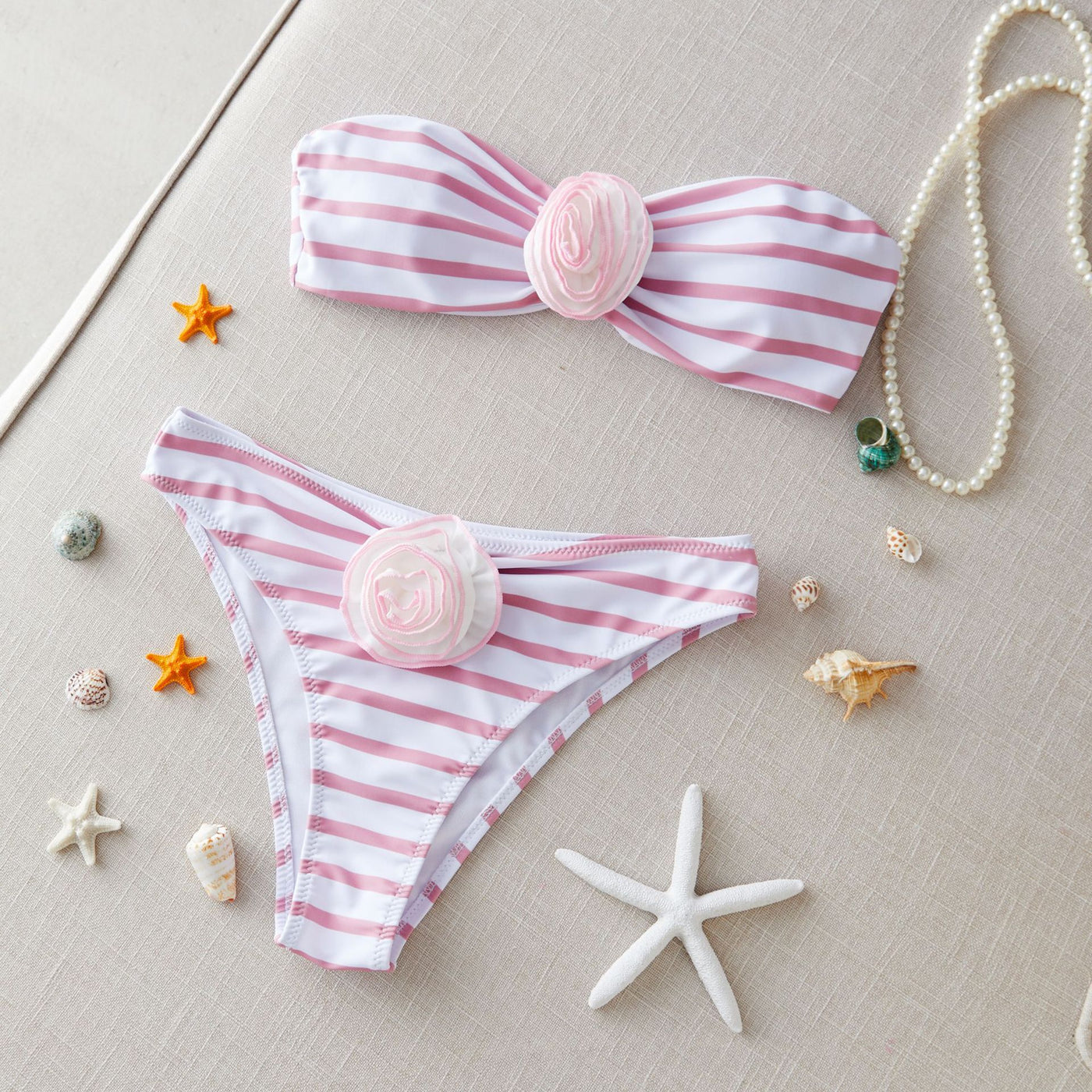 Seaside Chic Split Bikini