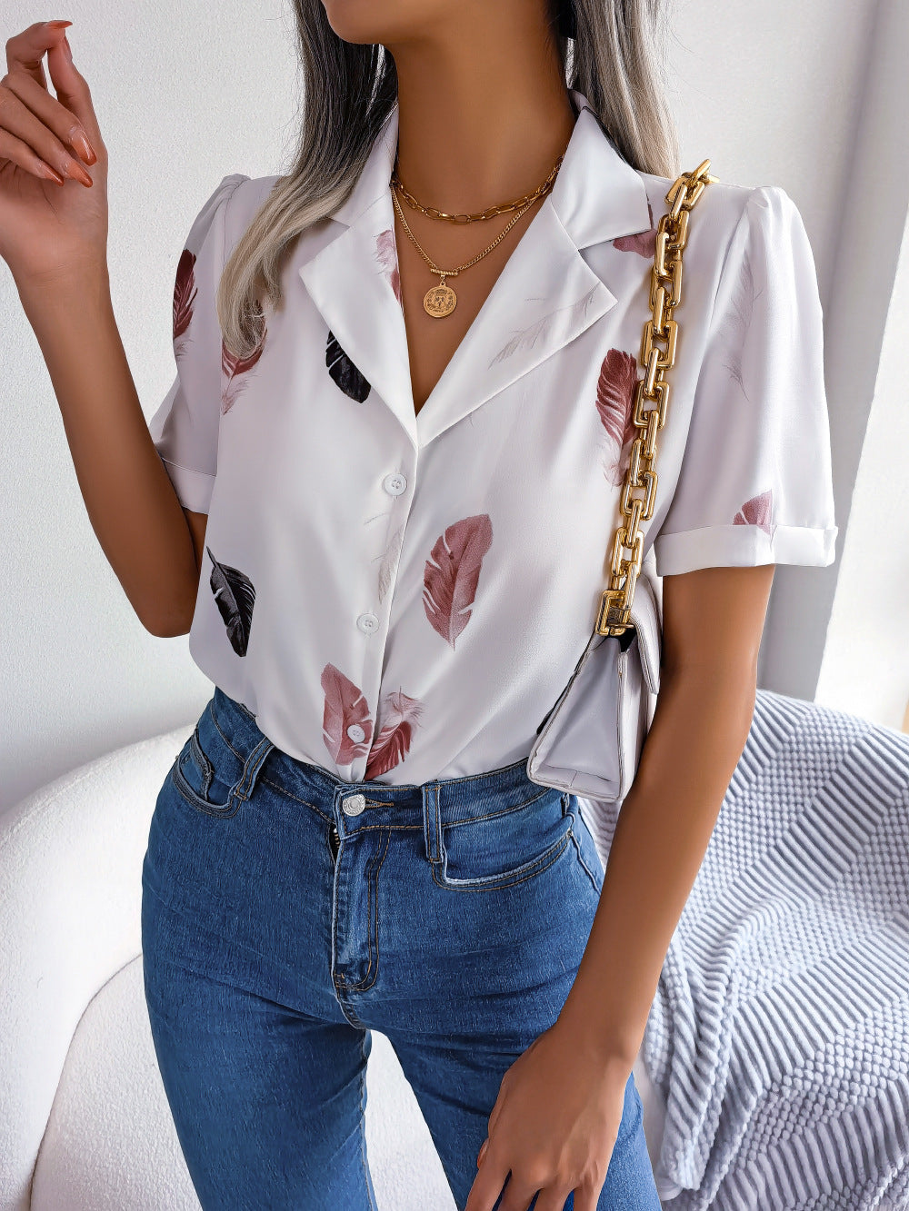 Summer Elegant Relaxed Shirt