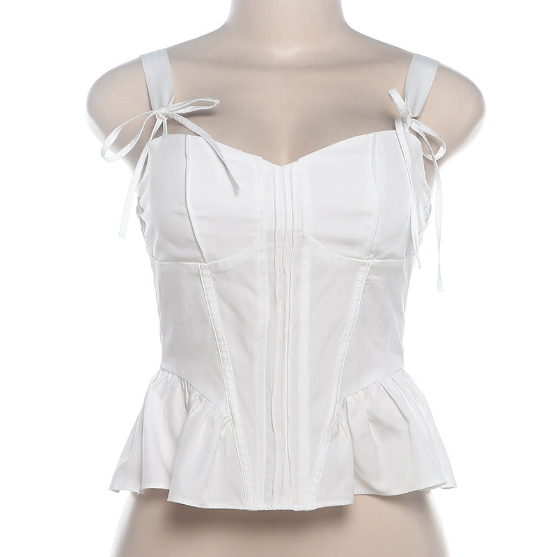 Blanc V-Bow Camisole