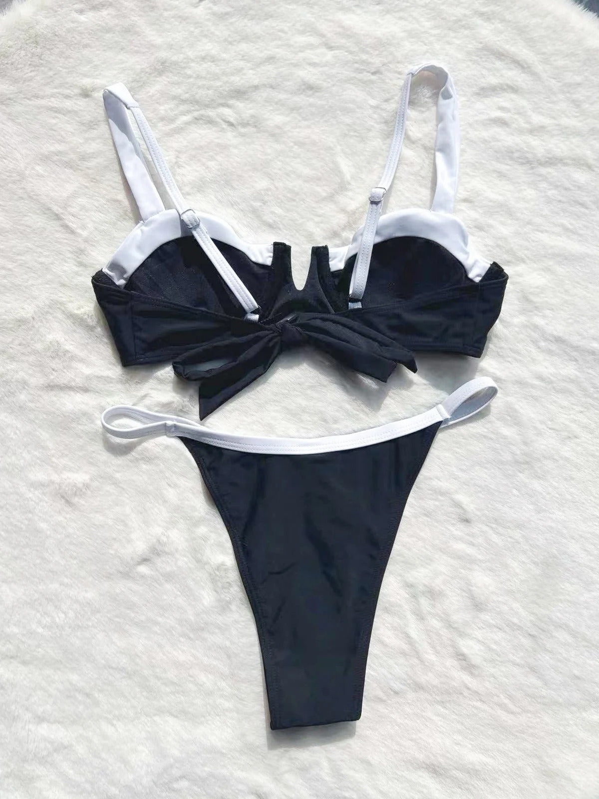 Monochrome Splash Bikini