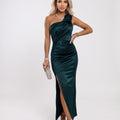 Allure Satin Maxi - Green