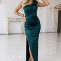 Allure Satin Maxi - Green