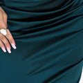 Allure Satin Maxi - Green