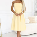 Sultry Corset Midi - Yellow