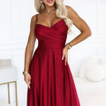 Sultry Wrap Maxi - Burgundy