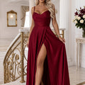 Sultry Wrap Maxi - Burgundy