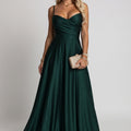 Sultry Wrap Maxi - Green
