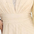Grace Flutter Gown - Beige