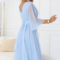 Grace Flutter Gown - Blue