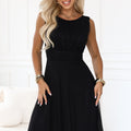 Whisper Chiffon Maxi - Black