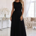 Whisper Chiffon Maxi - Black