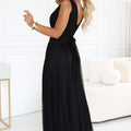 Whisper Chiffon Maxi - Black