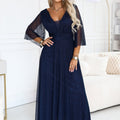Aurora Flutter Maxi - Navy