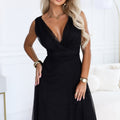Serene Chiffon Maxi - Black