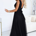 Serene Chiffon Maxi - Black