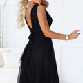 Serene Chiffon Maxi - Black