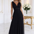 Serene Chiffon Maxi - Black