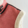 Ivory Shearling Vest