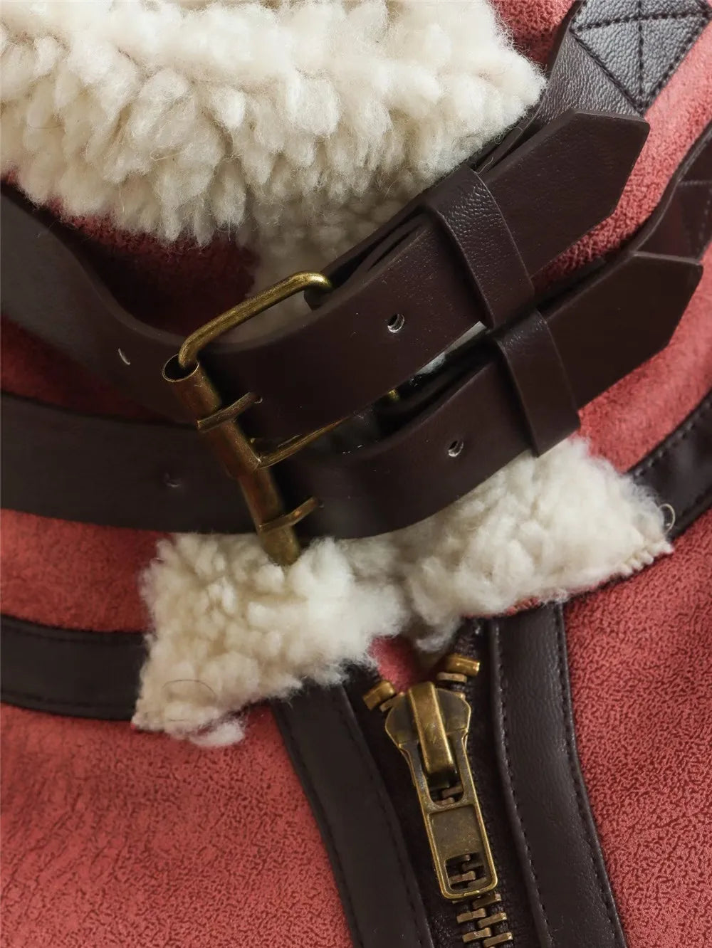 Ivory Shearling Vest