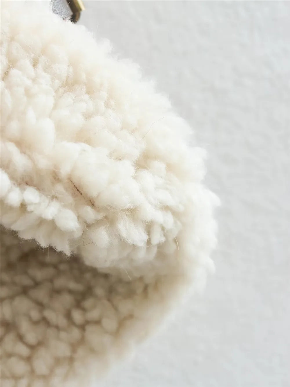 Ivory Shearling Vest