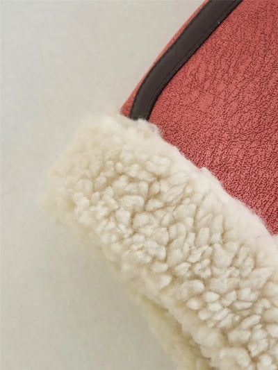 Ivory Shearling Vest