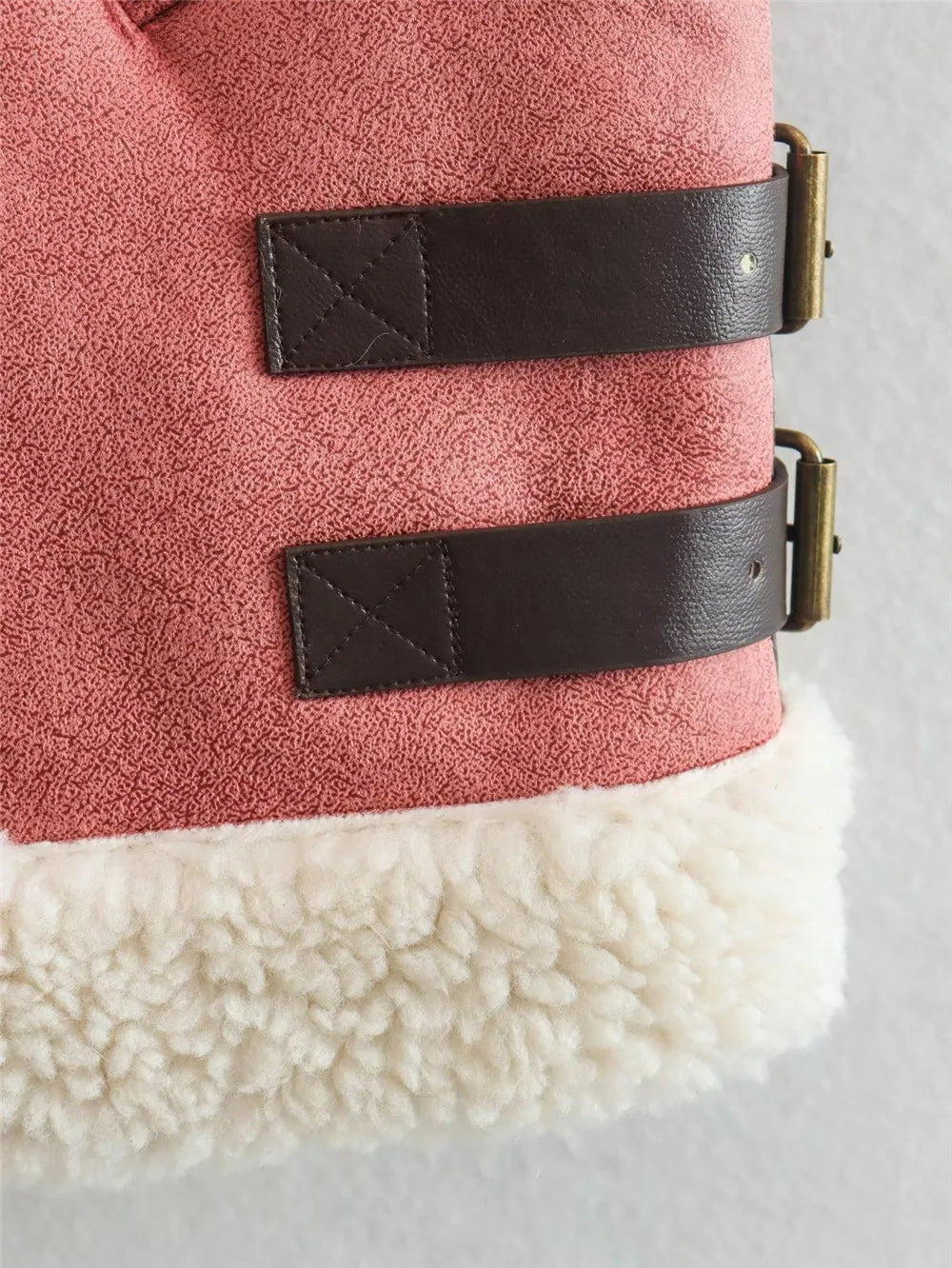 Ivory Shearling Vest