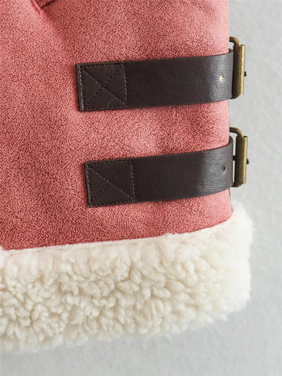 Ivory Shearling Vest