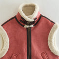 Ivory Shearling Vest