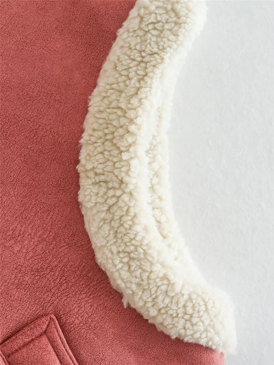 Ivory Shearling Vest