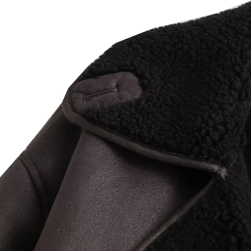Black Shearling
