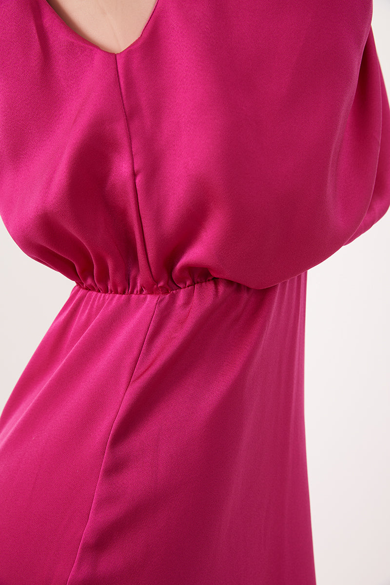 Elegance Knit Dress - Pink