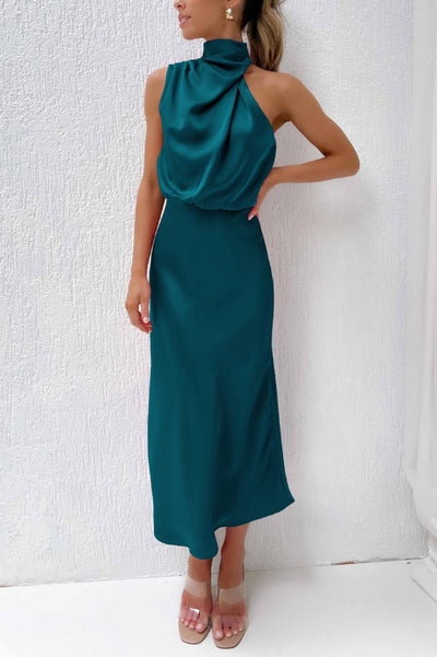 Elegance Knit Dress - Crystal Teal