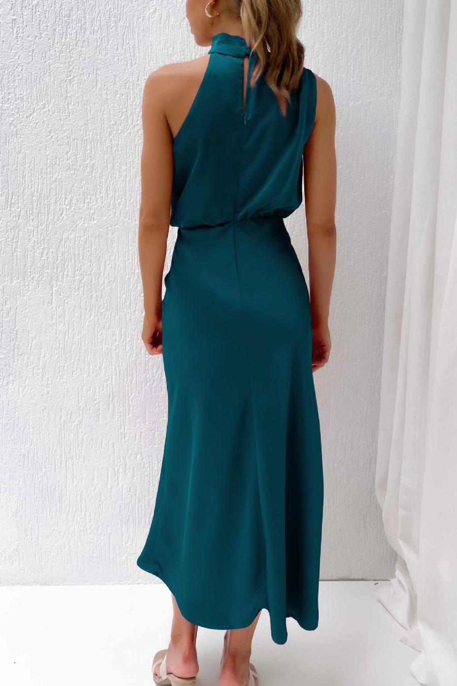 Elegance Knit Dress - Crystal Teal