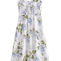 Hollywood Beauty Floral Full-Length Dress
