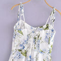Hollywood Beauty Floral Full-Length Dress