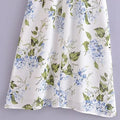 Hollywood Beauty Floral Full-Length Dress
