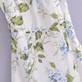 Hollywood Beauty Floral Full-Length Dress